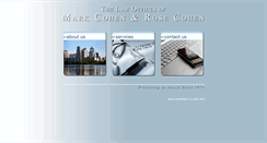 Desktop Screenshot of cohenlegalservices.com